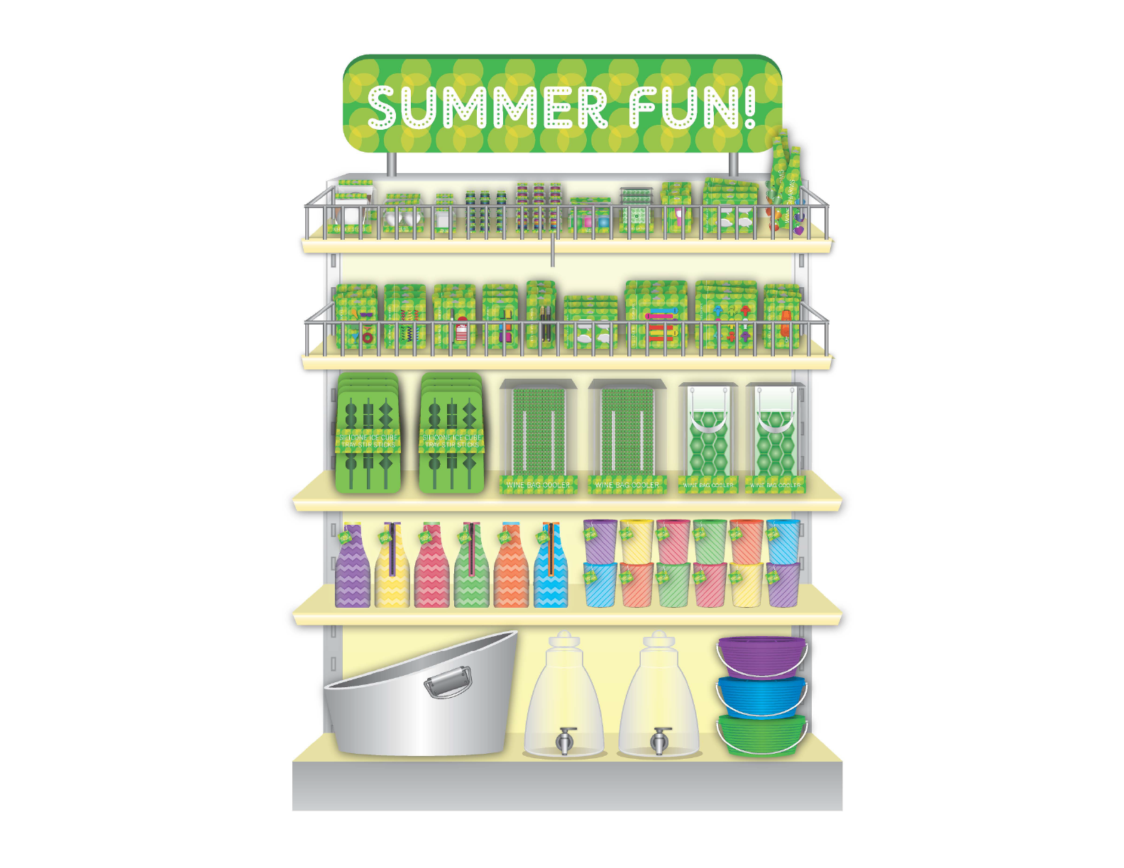 Target Summer Fun Endcap Display